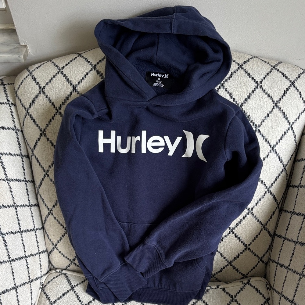 Hurley Men's Dark Blue Hoodie